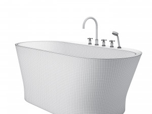 monceau bathtub 3D Модель