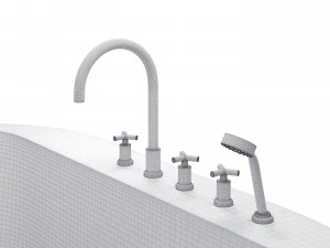 monceau bathtub 3D Model