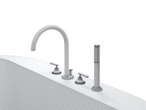 monceau bathtub 3D Модель