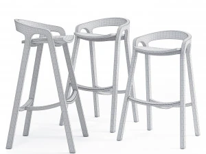 ha detto sgabello da bar Modello 3D