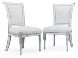 alex dining chair 3Dモデル