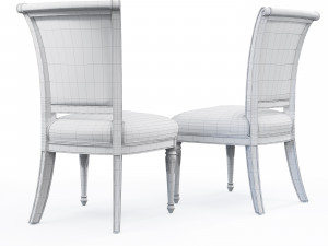 alex dining chair 3Dモデル