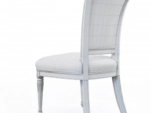 sedia da pranzo Alex Modello 3D