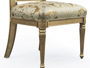 alex dining chair 3Dモデル
