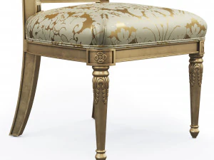 sedia da pranzo Alex Modello 3D