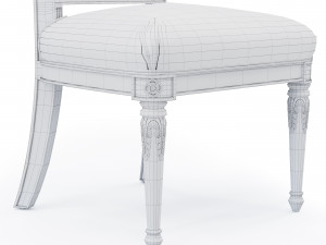 alex dining chair 3Dモデル