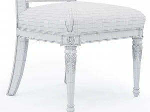 sedia da pranzo Alex Modello 3D