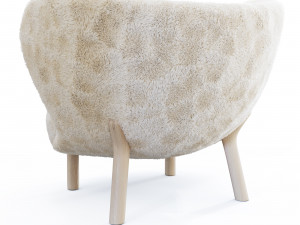 little petra armchair 3D Model