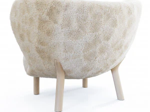 little petra armchair 3D Model