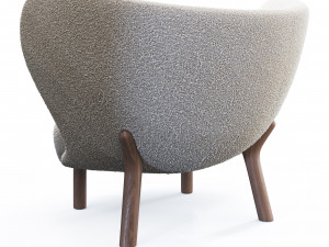 little petra armchair 3D Model