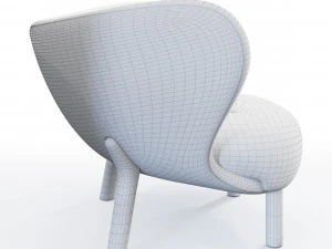 little petra armchair 3D Model