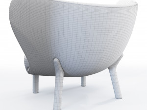 little petra armchair 3D Model