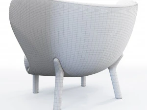 little petra armchair 3D Model