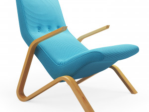 grasshopper lounge chair 3D Model