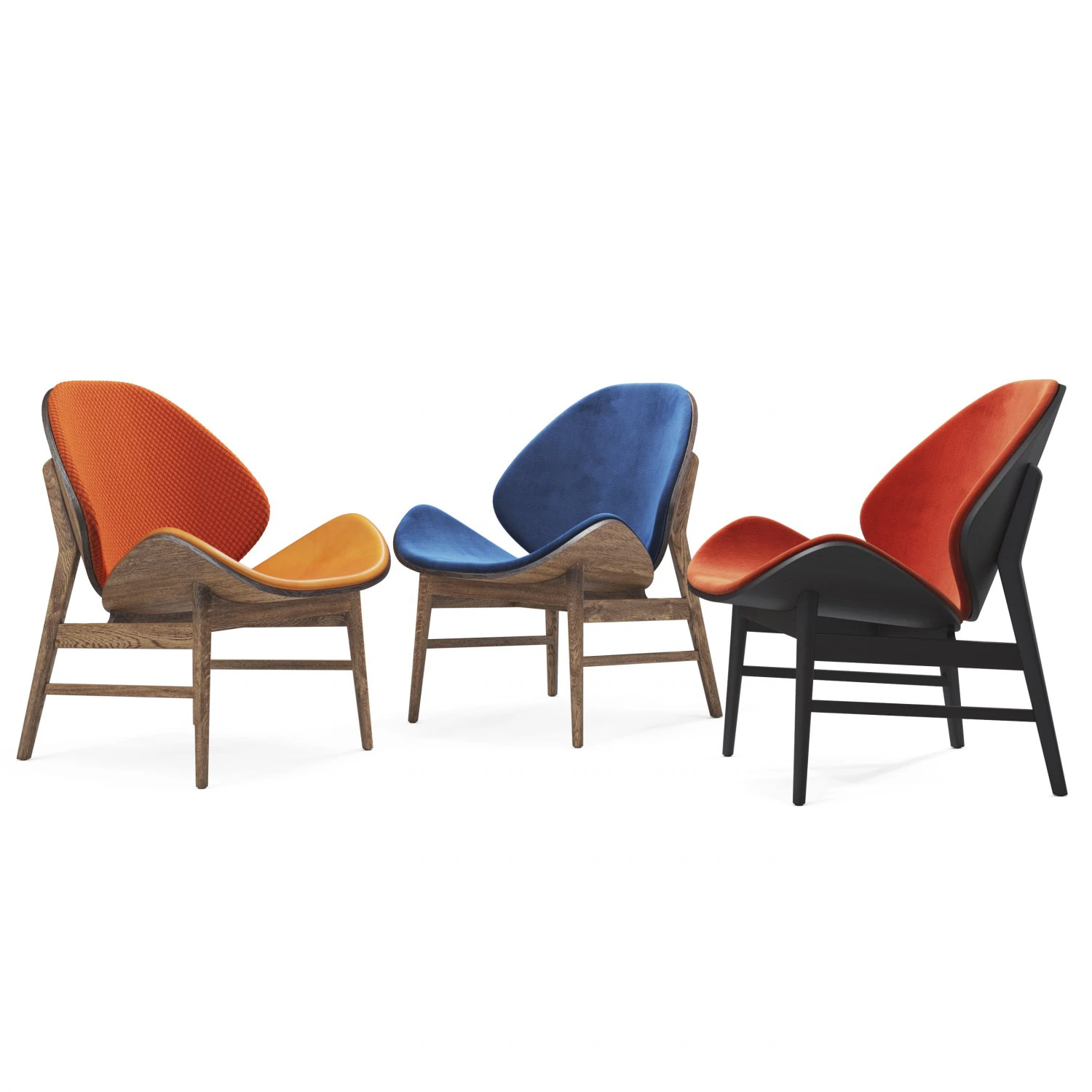 the orange chair 3D Model .c4d .max .obj .3ds .fbx .stl .blend