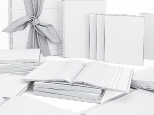 book set 2 3D Model