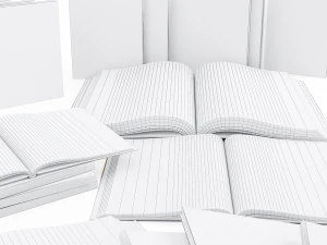 book set 2 3D Model