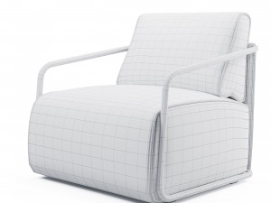 adex lounge armchair Modello 3D