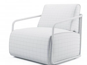 adex lounge armchair 3D Model