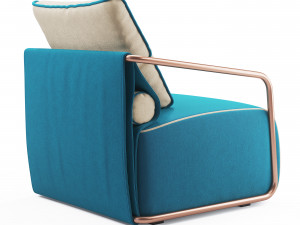 adex lounge armchair Modello 3D