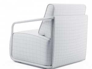 adex lounge armchair Modello 3D