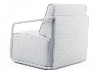 adex lounge armchair 3D Model