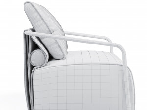 adex lounge armchair Modello 3D