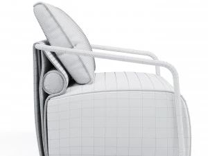 adex lounge armchair 3D Model