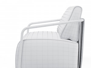 adex lounge armchair Modello 3D