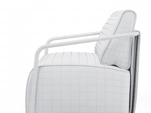 adex lounge armchair 3D Model