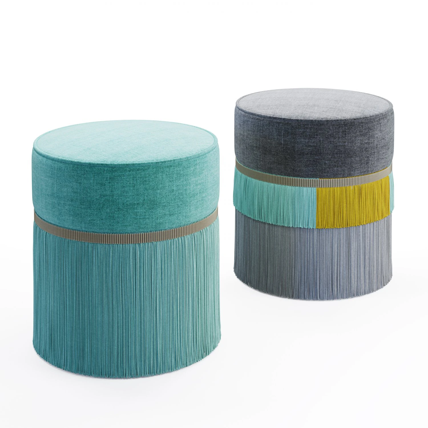 couture plain pouf 3D Model .c4d .max .obj .3ds .fbx .stl .blend 