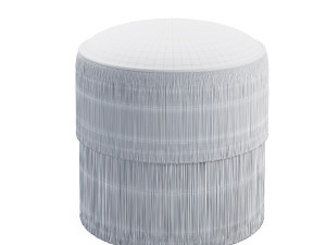 fringes ottoman 3D Модель