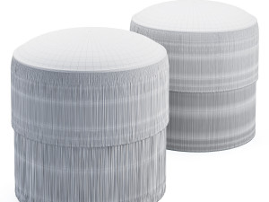 fringes ottoman 3D Модель