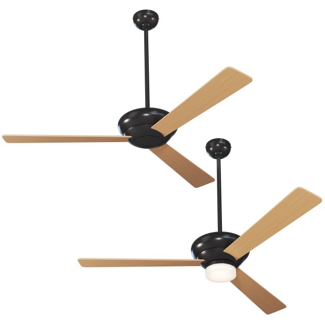 altus standard ceiling fan 3D Model .c4d .max .obj .3ds .fbx .stl .blend 