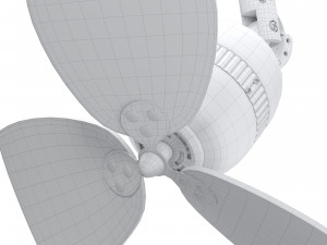 vedra ceiling fan Model 3D