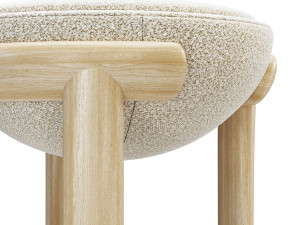 toupis bar stool Modèle 3D