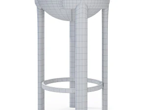 toupis bar stool 3D Model