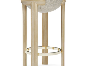 toupis bar stool Modèle 3D