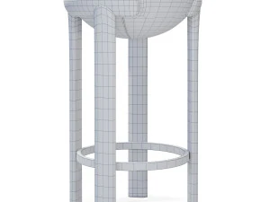 toupis bar stool 3D Model