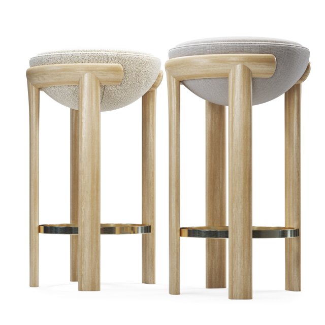 toupis bar stool Modèle 3D .c4d .max .obj .3ds .fbx .stl .blend 