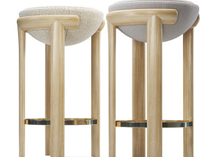 toupis bar stool 3D Model
