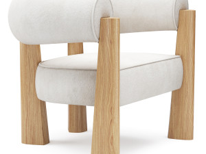achille armchair Modello 3D