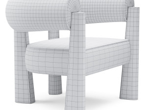 achille armchair 3D Model