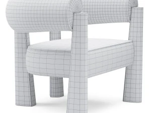 achille armchair 3D Model