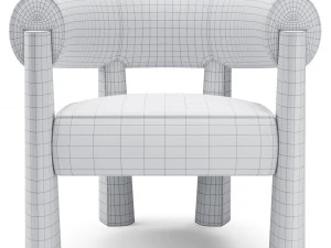 achille armchair 3D Model