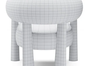 achille armchair 3D Model