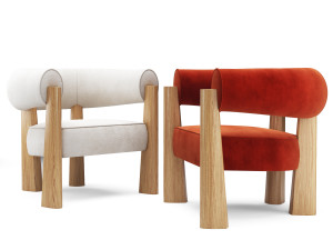 achille armchair 3D Model