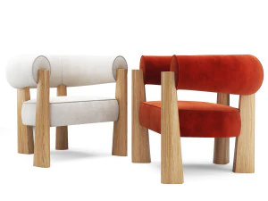 achille armchair 3D Model