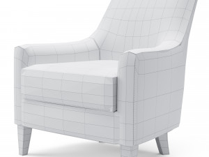 talbot armchair 3D-Modell