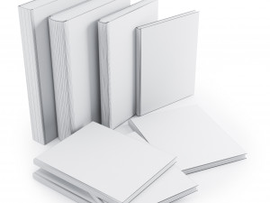 Free Books Pack Modelo 3D